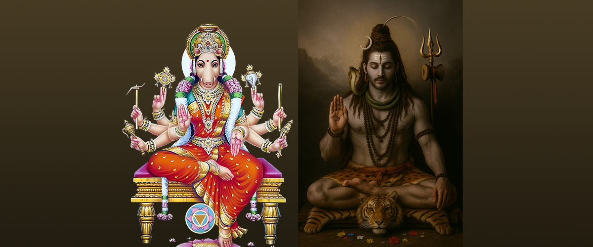 Varahi and Shiva